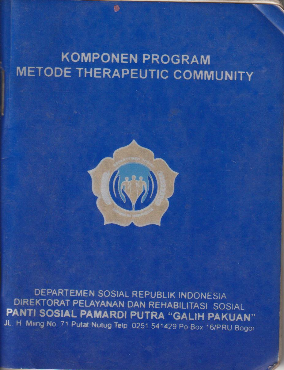Komponen Program Metode Terapi Komunitas