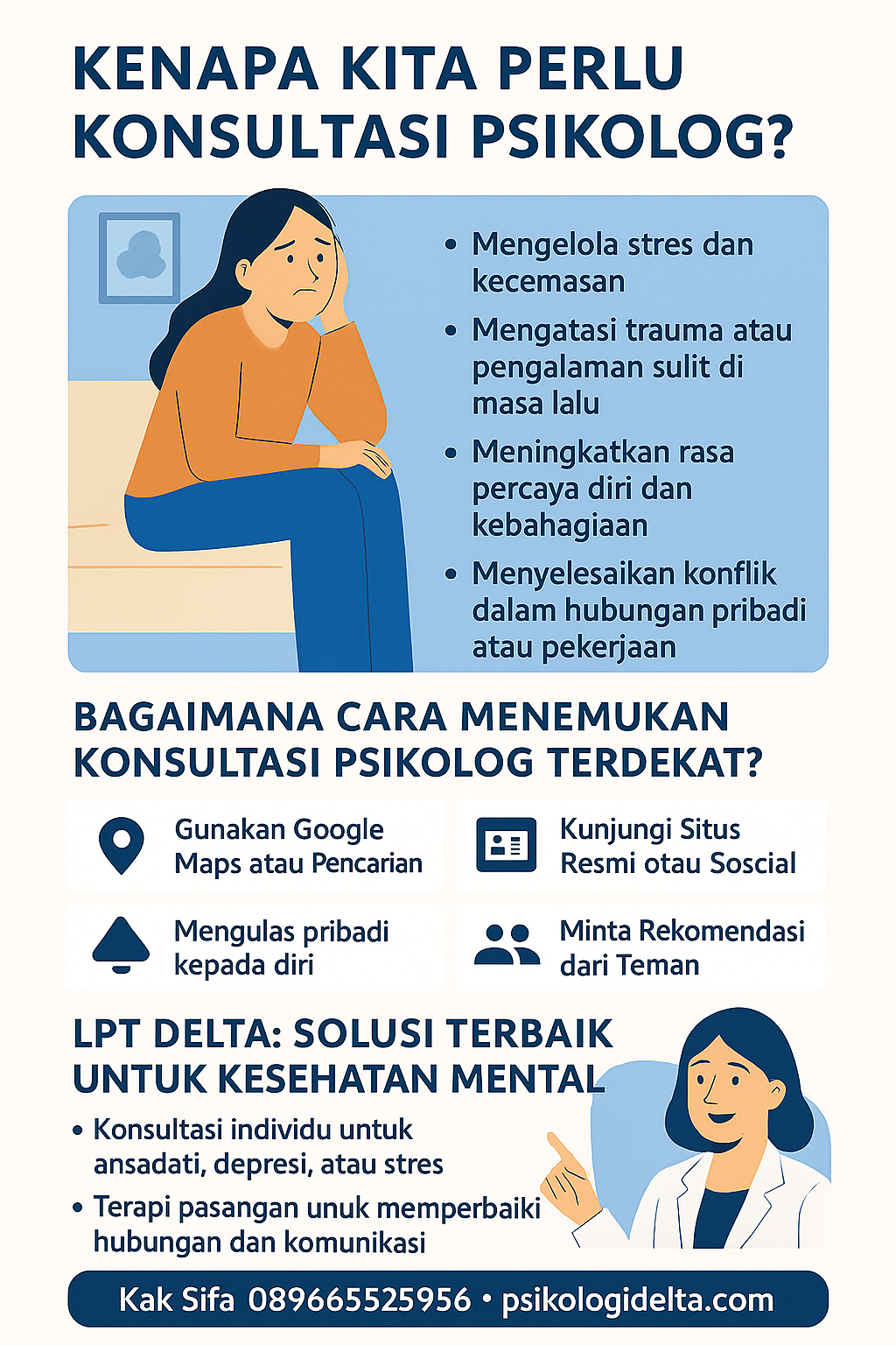 infografik Konsultasi Psikolog Terdekat
