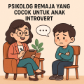 psikolog remaja yang cocok untuk anak introvert