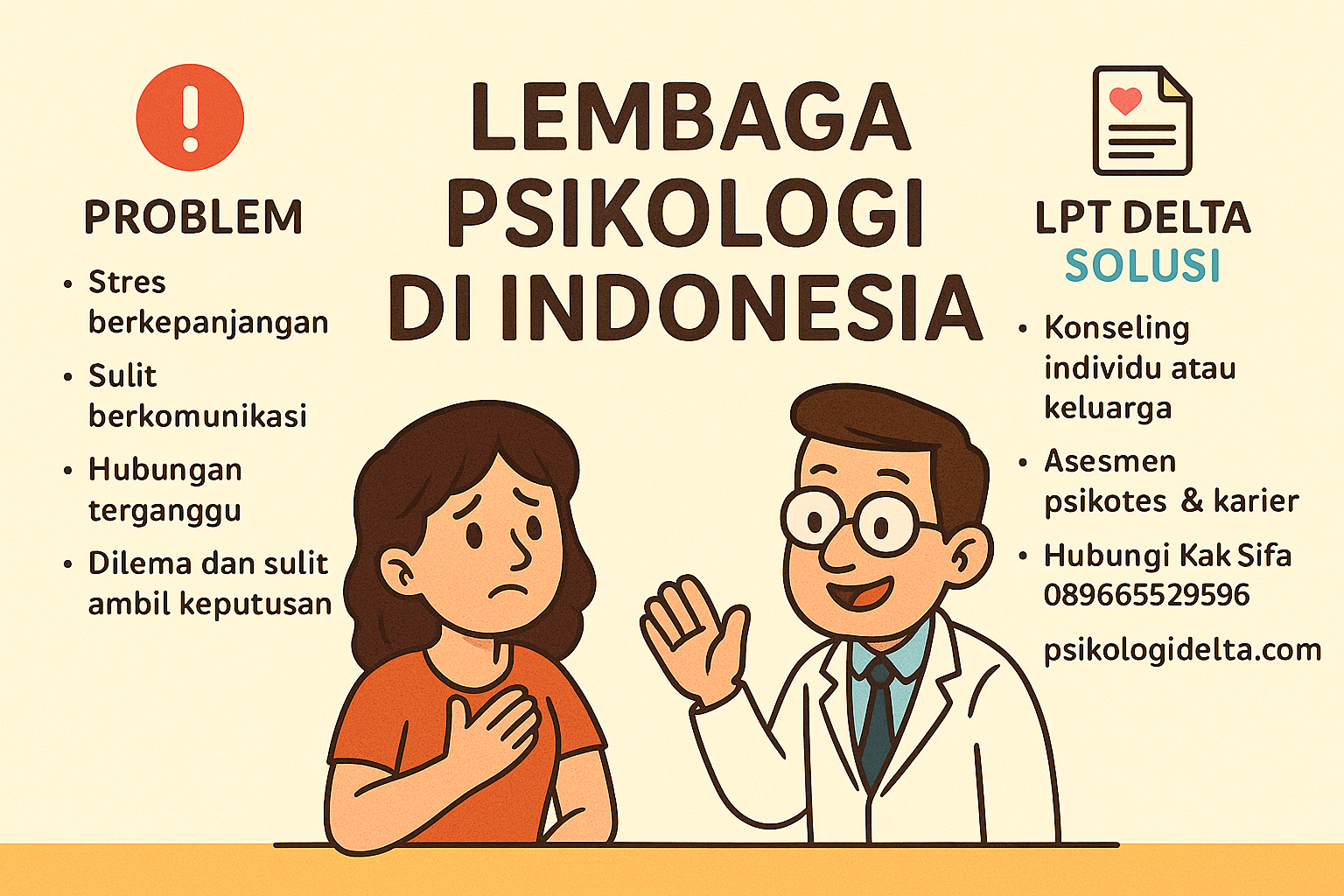Infografis Lembaga Psikologi di Indonesia Infografis Lembaga Psikologi di Indonesia