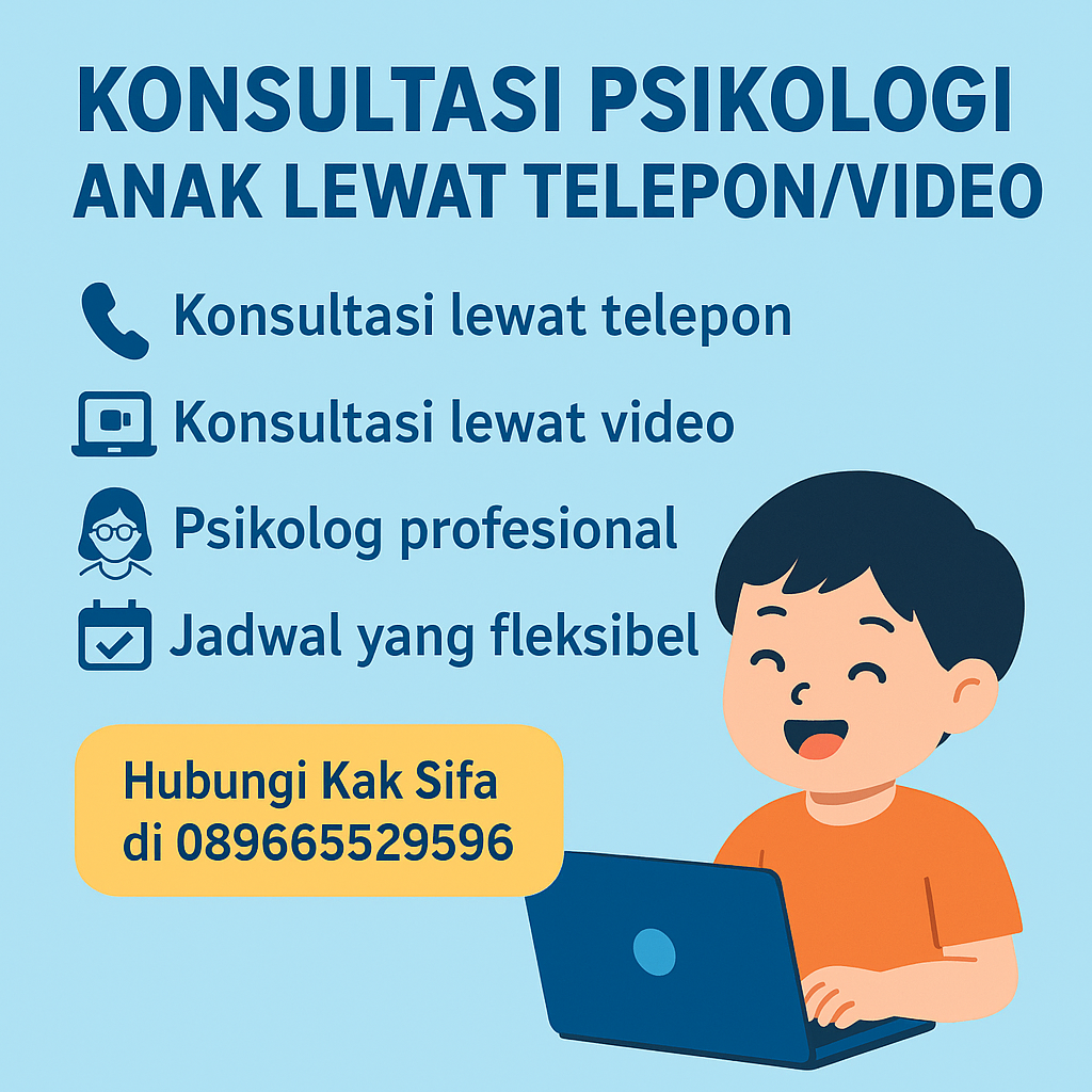 infografik konsultasi psikologi anak lewat telepon-video infografik konsultasi psikologi anak lewat telepon-video